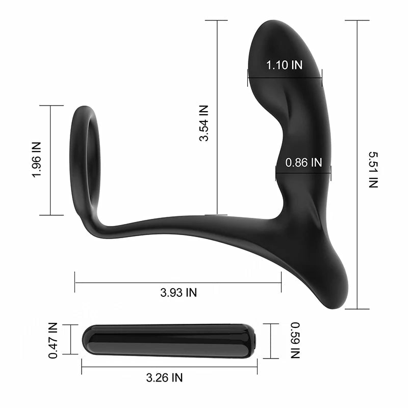 PM1: Leten Raptor Prostate Massager with Dual Stimulation & 10 Modes