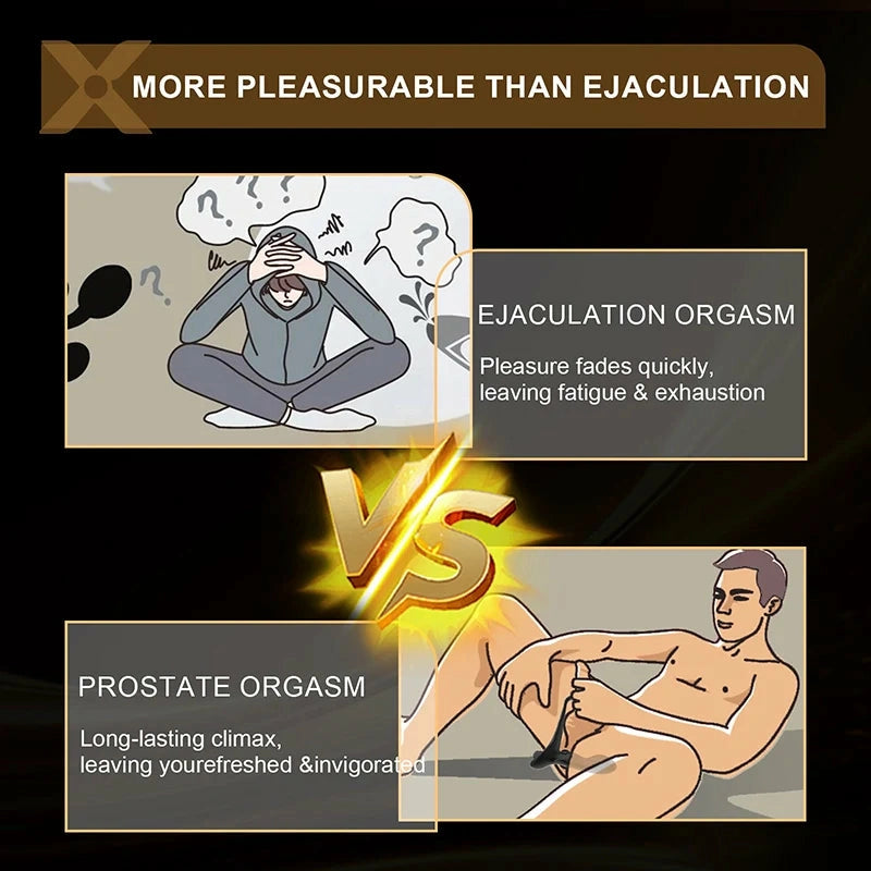 PM1: Leten Raptor Prostate Massager with Dual Stimulation & 10 Modes