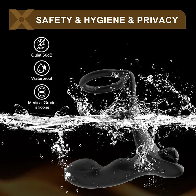 PM1: Leten Raptor Prostate Massager with Dual Stimulation & 10 Modes