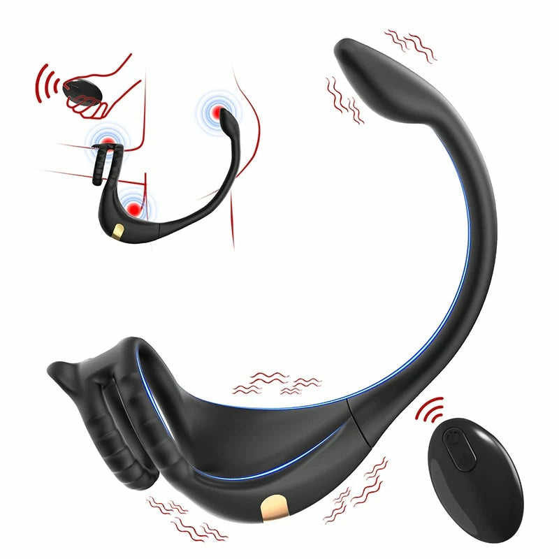 PM2: Prostate Massager & Penis Ring | APP, Remote | 9 Modes