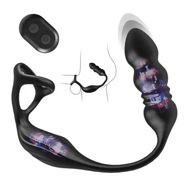 PM6: Remote-Controlled Prostate Massager with 9 Thrusting & Vibration Modes