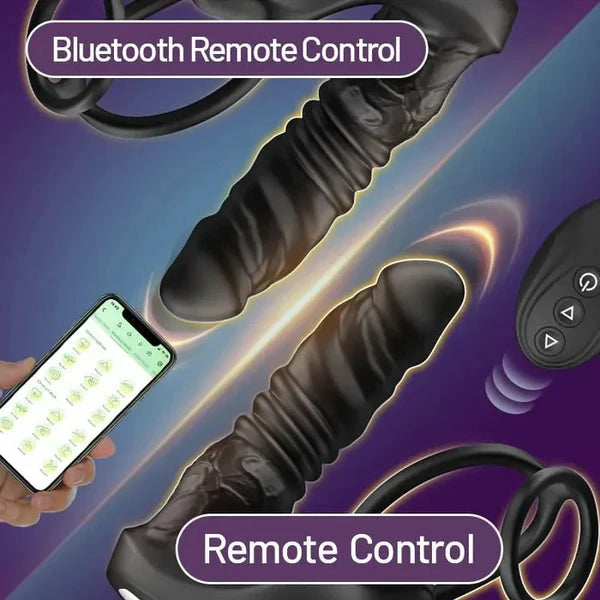 PM7: Realistic Textured Prostate Massager with 9 Thrusting Modes
