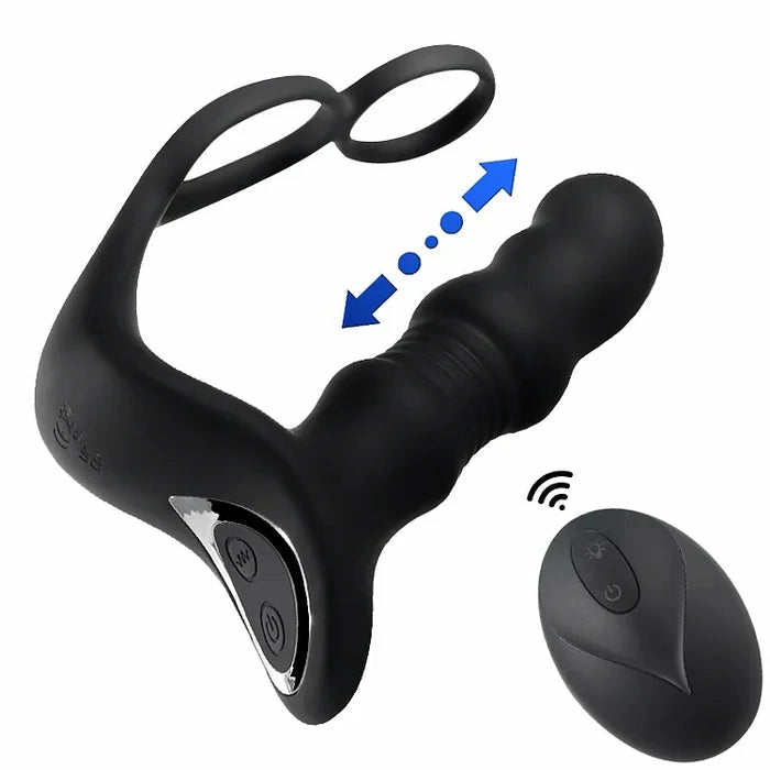 PM9: Remote Control Prostate Massager with Thrust & Vibration