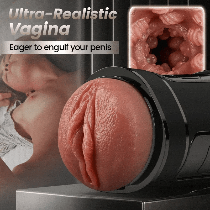 Boyd: IPX7 Realistic Vagina Masturbator with 5 Suction & 10 Vibration Modes