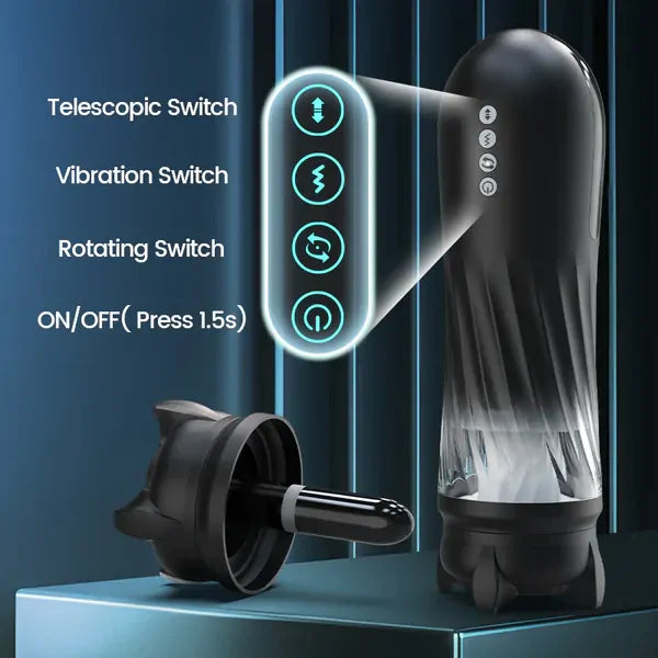 Warlord: Rocket Stroker with 500 Thrusts/Min, Heating, Vibration & Rotation