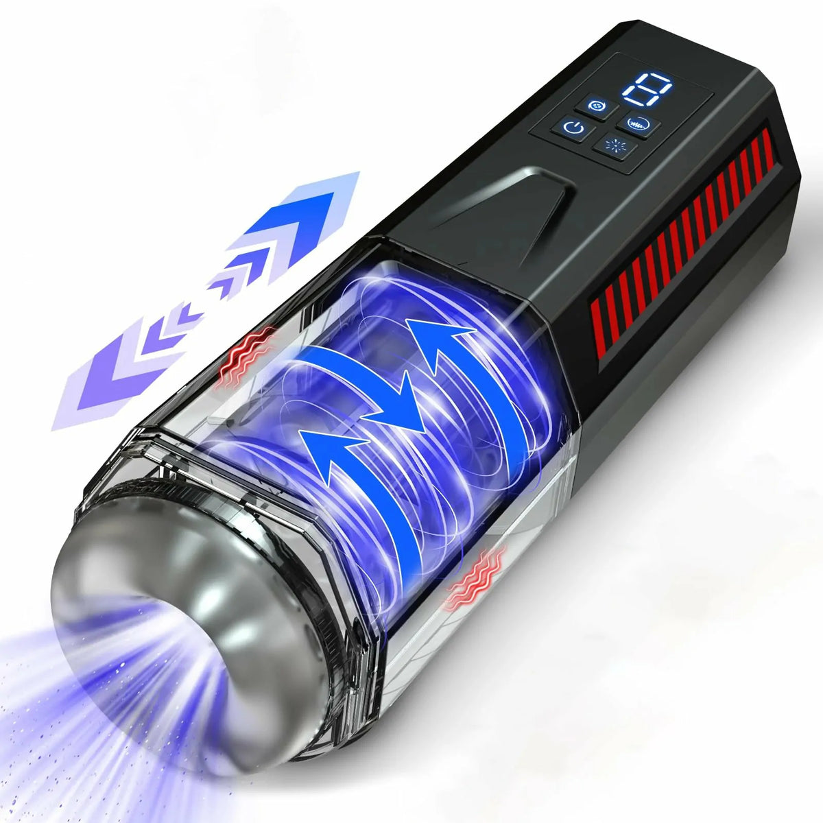 Gladiator: Rotating & Vibrating Stroker with 7 Thrust Modes