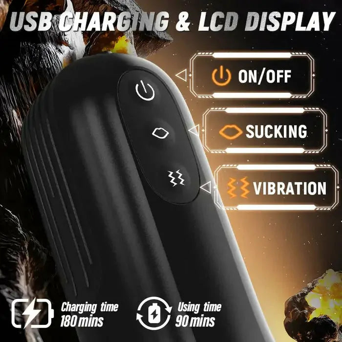 Magnetron: Ultra-Tight Suction Stroker with 10 Vibration & 5 Suction Modes