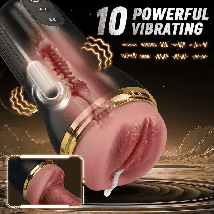 Magnetron: Ultra-Tight Suction Stroker with 10 Vibration & 5 Suction Modes