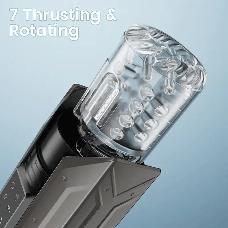 Ironclad: Deep-Throat Stroker with Suction, Vibration & Automatic Thrusting