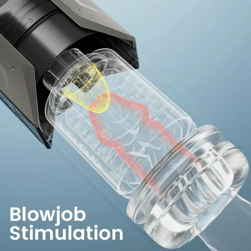 Ironclad: Deep-Throat Stroker with Suction, Vibration & Automatic Thrusting
