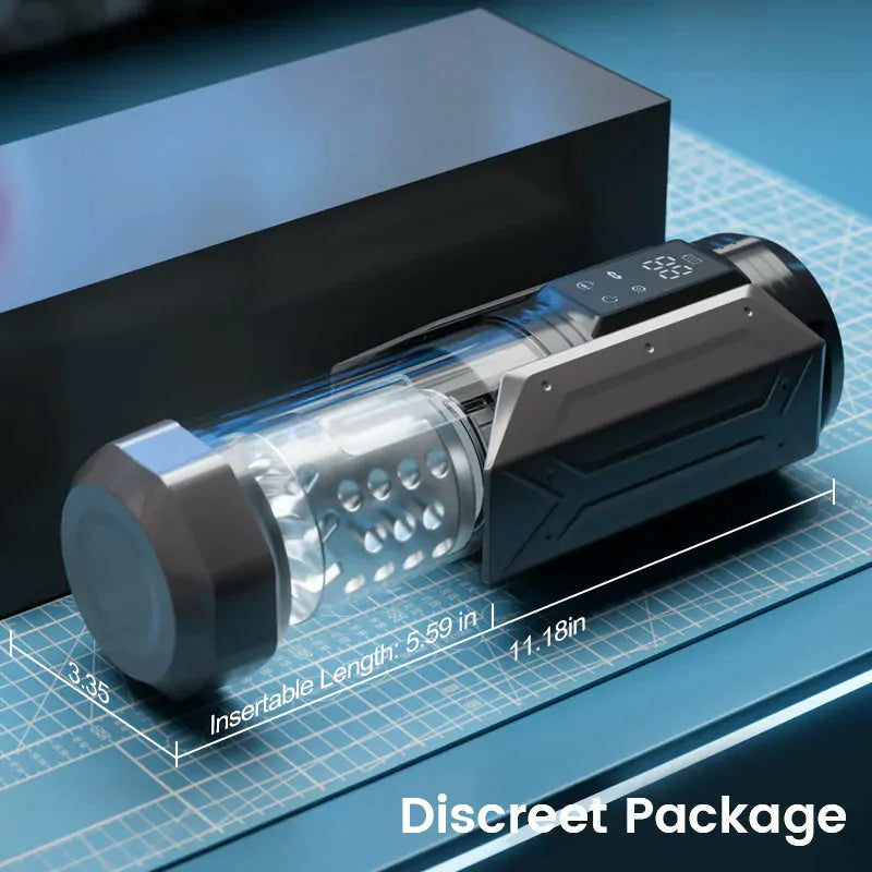 Ironclad: Deep-Throat Stroker with Suction, Vibration & Automatic Thrusting