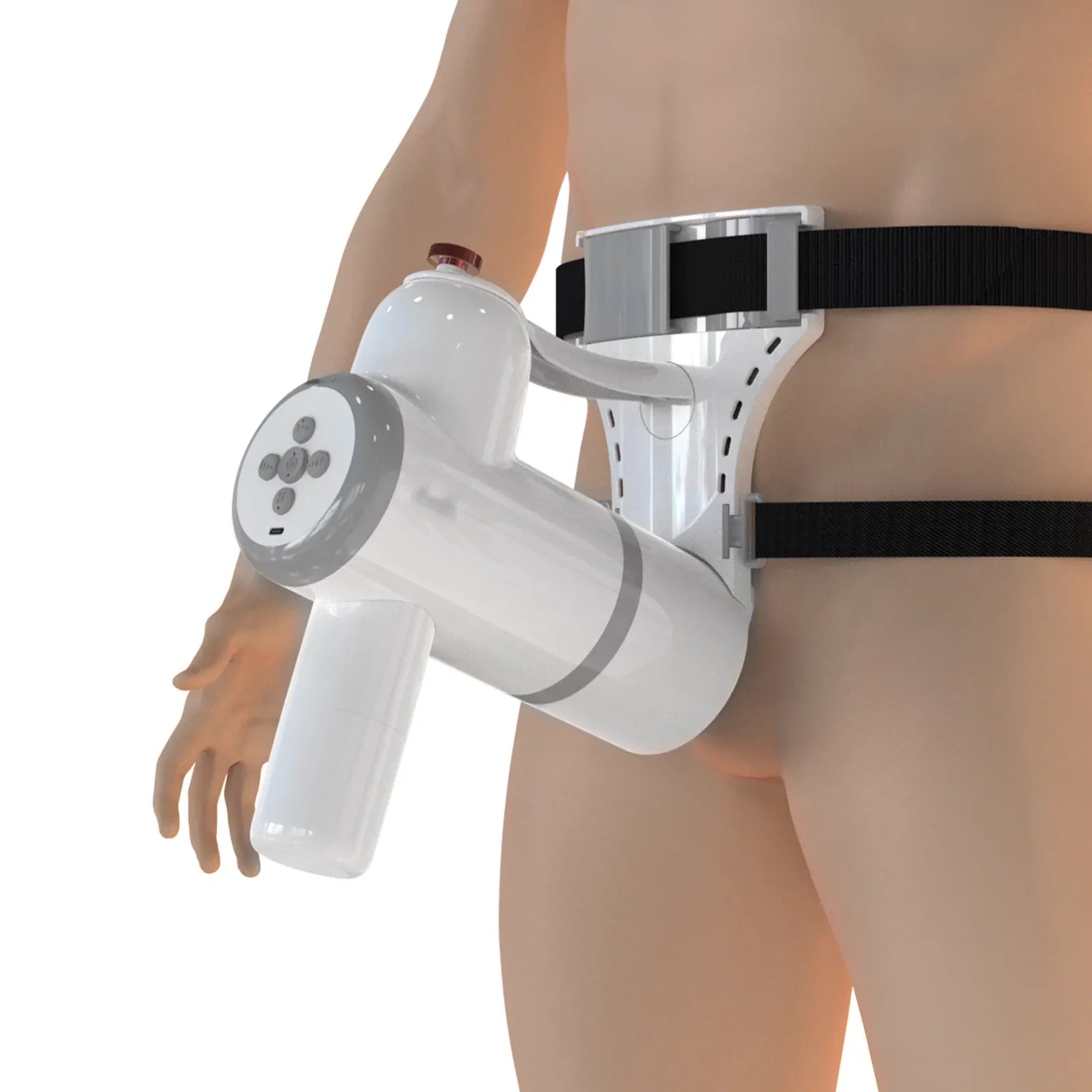 Torque: Wearable Hands-Free Masturbator with Auto-Lube and 9 Piston Modes