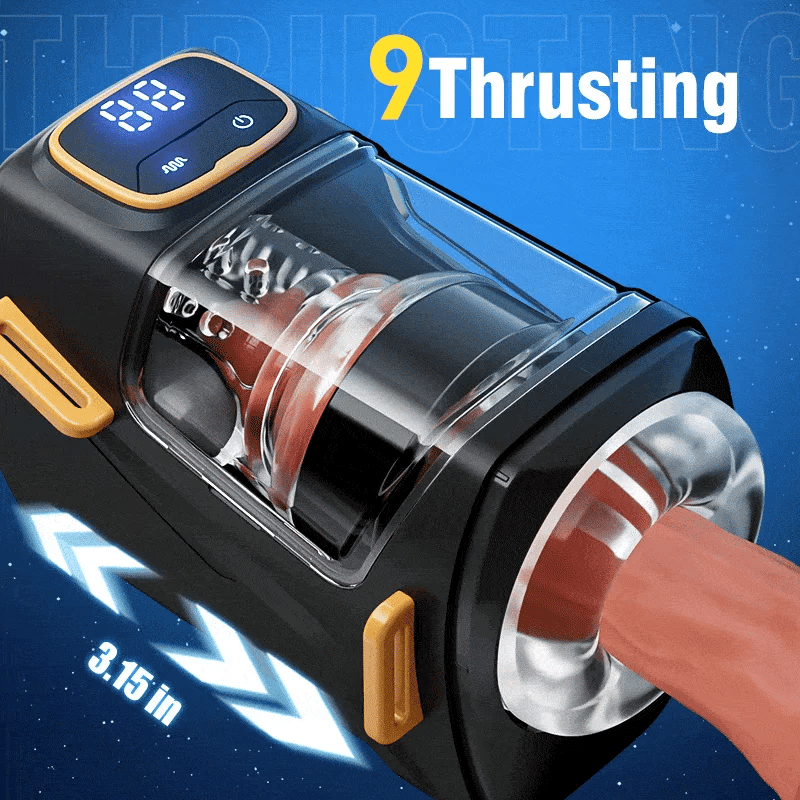 Conqueror: Wearable Hands-Free Stroker with 9 Thrust & 9 Vibration Modes