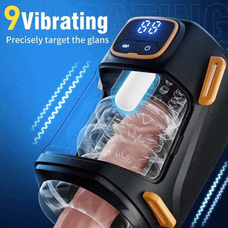 Conqueror: Wearable Hands-Free Stroker with 9 Thrust & 9 Vibration Modes