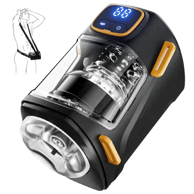 Conqueror: Wearable Hands-Free Stroker with 9 Thrust & 9 Vibration Modes