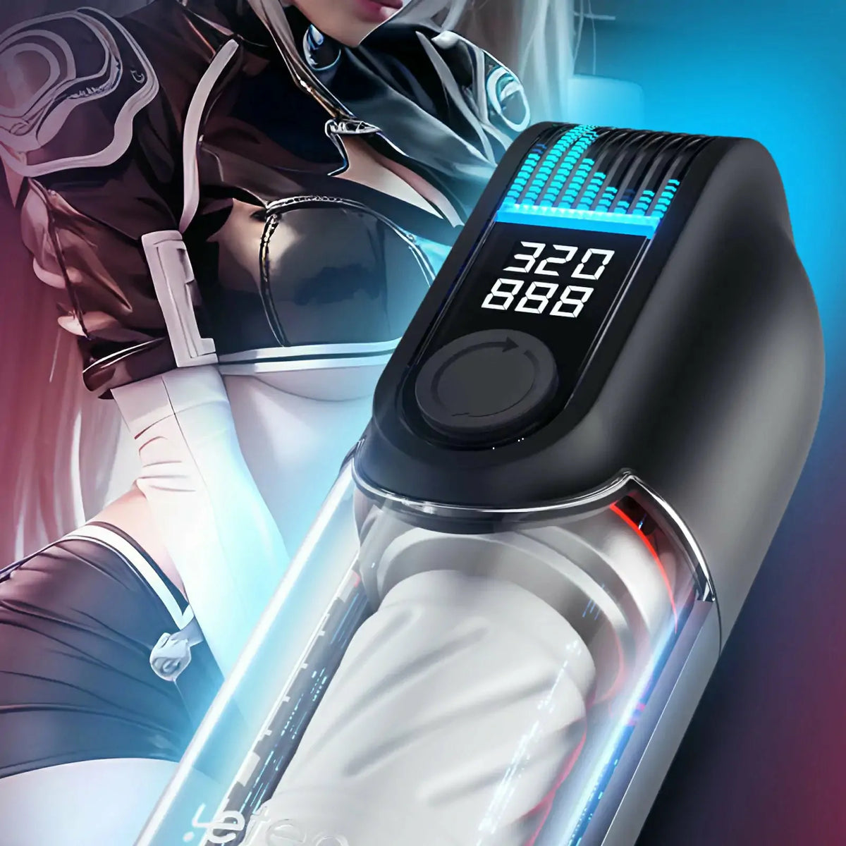 Leten Black Hole Pro: Automatic Male Stroker with Dual Heating & Interactive Audio