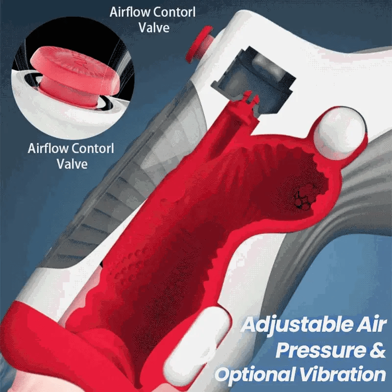Leten Air Blast: Oral Simulator with 3 Suction & 3 Vibration Modes