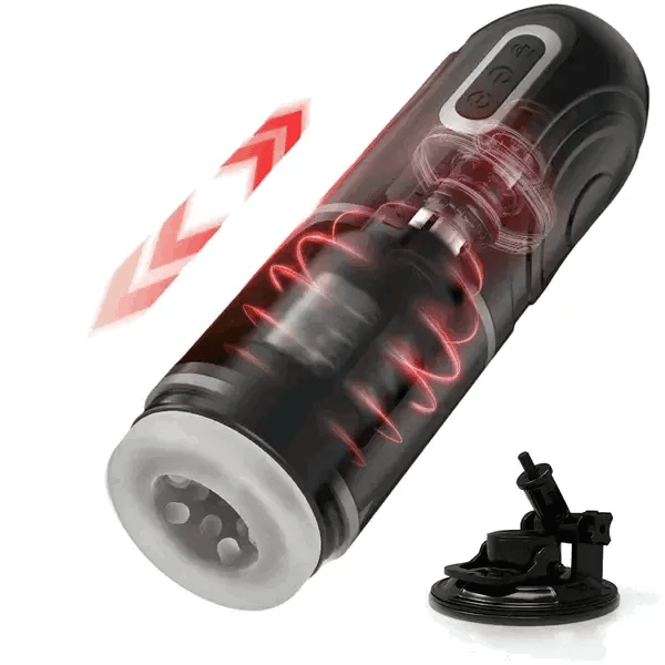 Rampant: Low-Noise Thrusting & Rotating Stroker with 165° Suction Mount