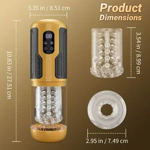 Beastmode: 5-in-1 Stroker with Thrusting, Rotation, Licking & Vibration