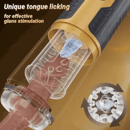 Beastmode: 5-in-1 Stroker with Thrusting, Rotation, Licking & Vibration