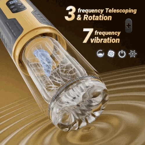 Beastmode: 5-in-1 Stroker with Thrusting, Rotation, Licking & Vibration