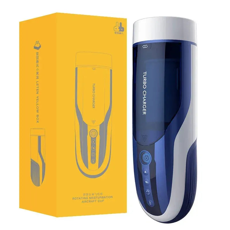 Leten Turbo Charger: High-Speed Stroker with 10 Thrusting & Rotation Modes