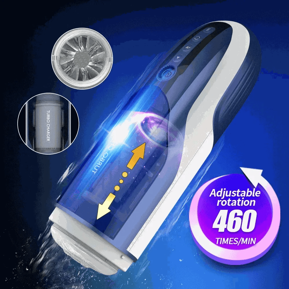 Leten Turbo Charger: High-Speed Stroker with 10 Thrusting & Rotation Modes