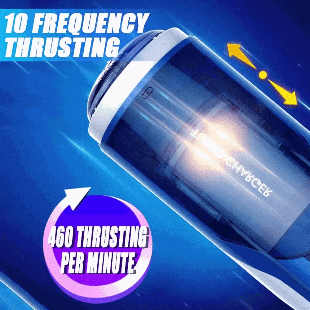 Leten Turbo Charger: High-Speed Stroker with 10 Thrusting & Rotation Modes