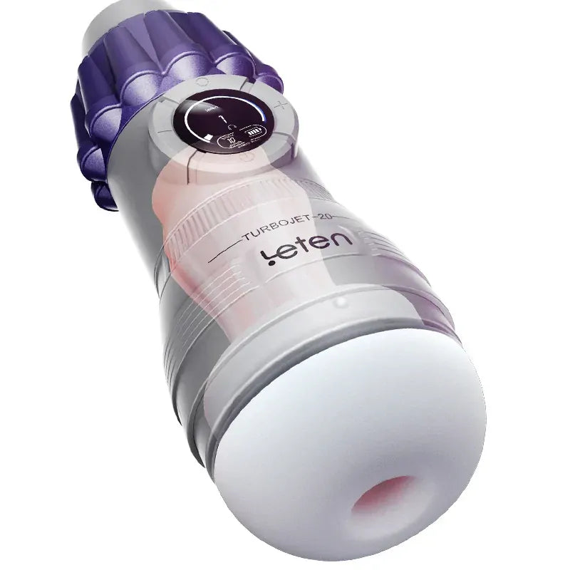 Leten TurboJet: Suction Stroker with 10 Modes, Vibration & Moans