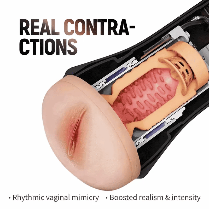 Inscup 4: Automatic Stroker with Gen-2 Suction, Contraction & Magnetic Privacy Lock