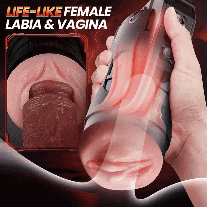 Leten Powerful Blasting: Dual-Entry Male Masturbator with APP Control
