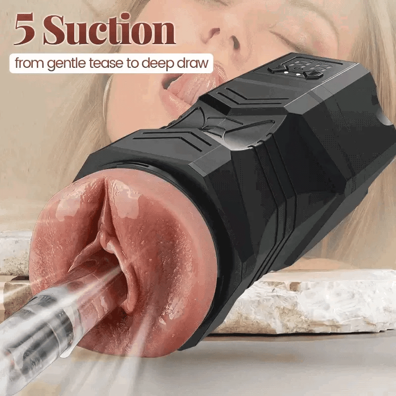 Axel: Realistic Male Masturbator with 5 Suction Levels & 9 Vibration Modes