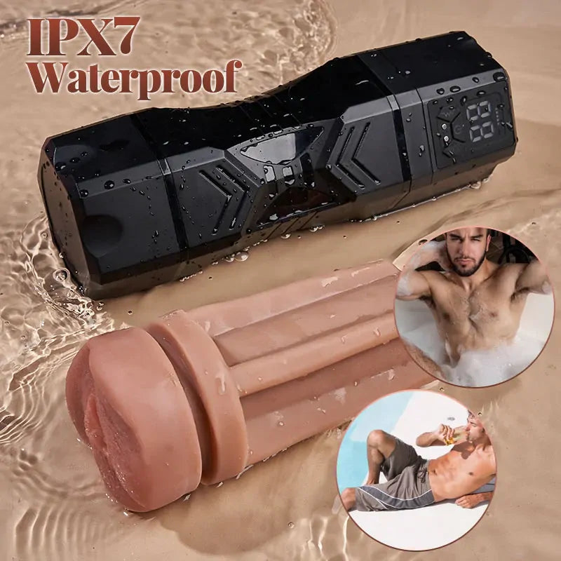 Axel: Realistic Male Masturbator with 5 Suction Levels & 9 Vibration Modes