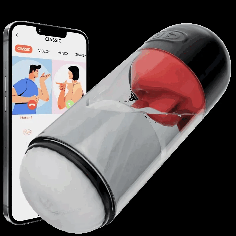 Redline: App-Controlled Mouth Toy with 360° Tongue & 9 Vibration Modes