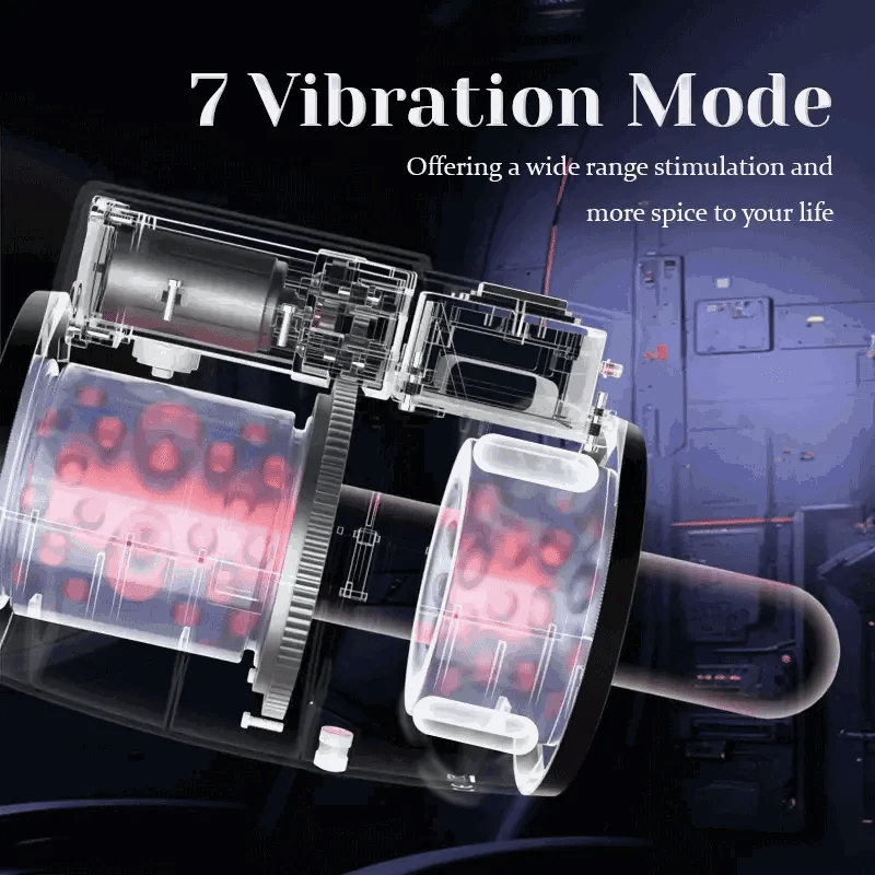 Maverick: Dual-Entry Stroker with Thrusting, Rotation & Vibration