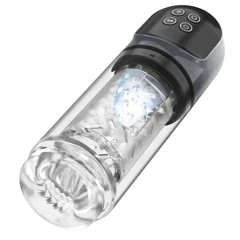 Hurricane: 2-in-1 Penis Pump & Stroker with Suction and Rotation