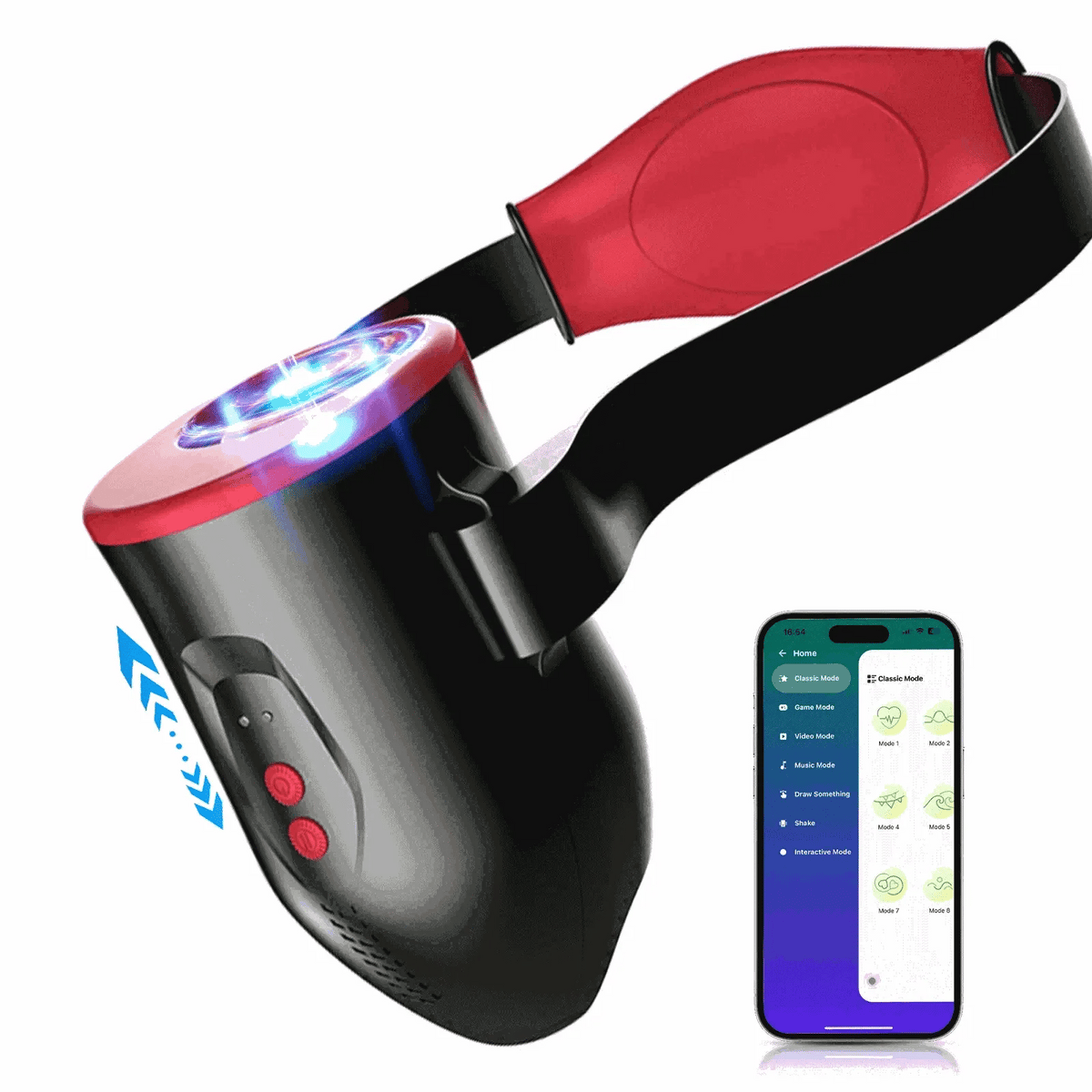 Forge: Wearable Male Stroker with 6 Thrusting & Vibration Modes and Wireless App Control