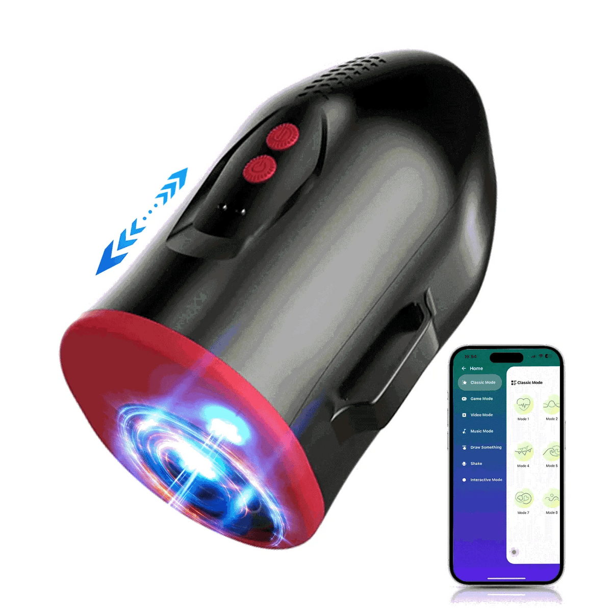 Forge: Wearable Male Stroker with 6 Thrusting & Vibration Modes and Wireless App Control