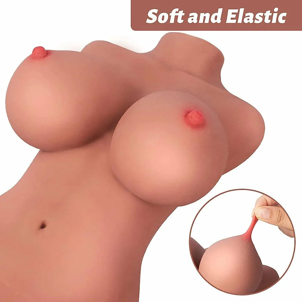 Alina: 3.13 kg Tan Mini Sex Torso with Breasts, Pussy & Ass