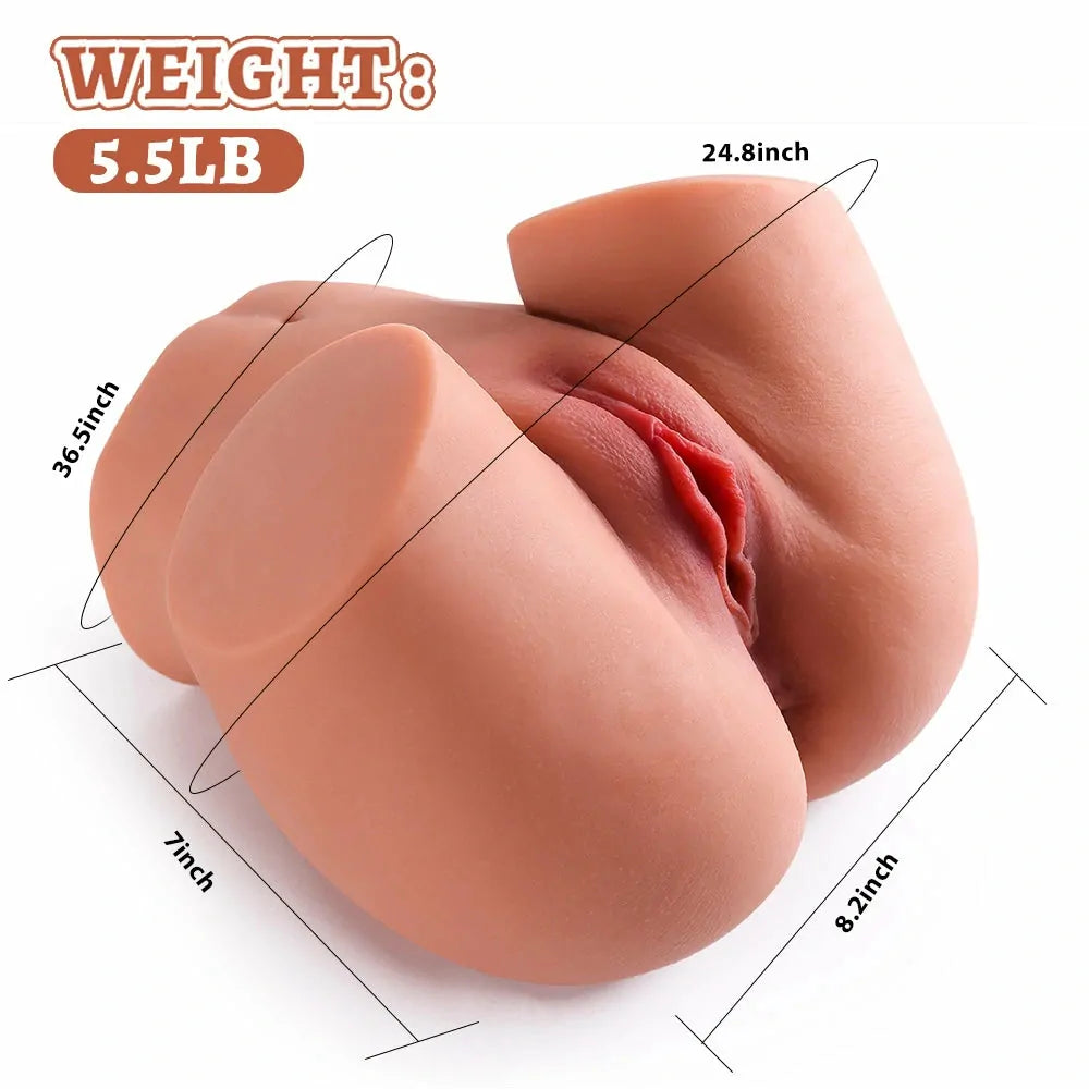 Tracey: 5.5 lb Beginner Pocket Pussy with Vaginal & Anal Tunnels