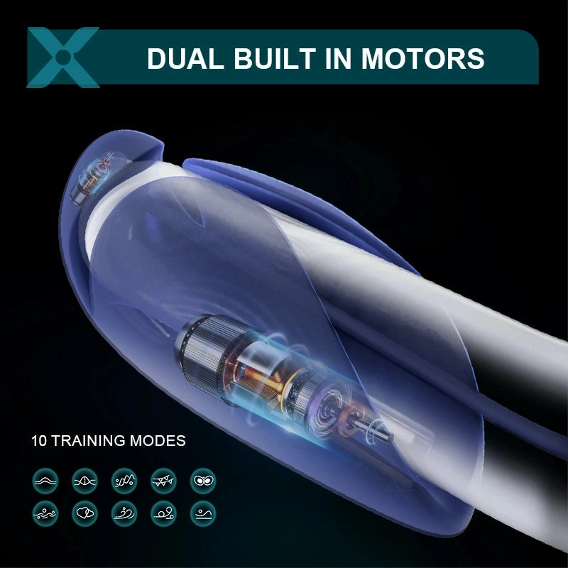 Fury: Dual-Motor Glans Trainer with 10 Modes & Urethral Sound Design