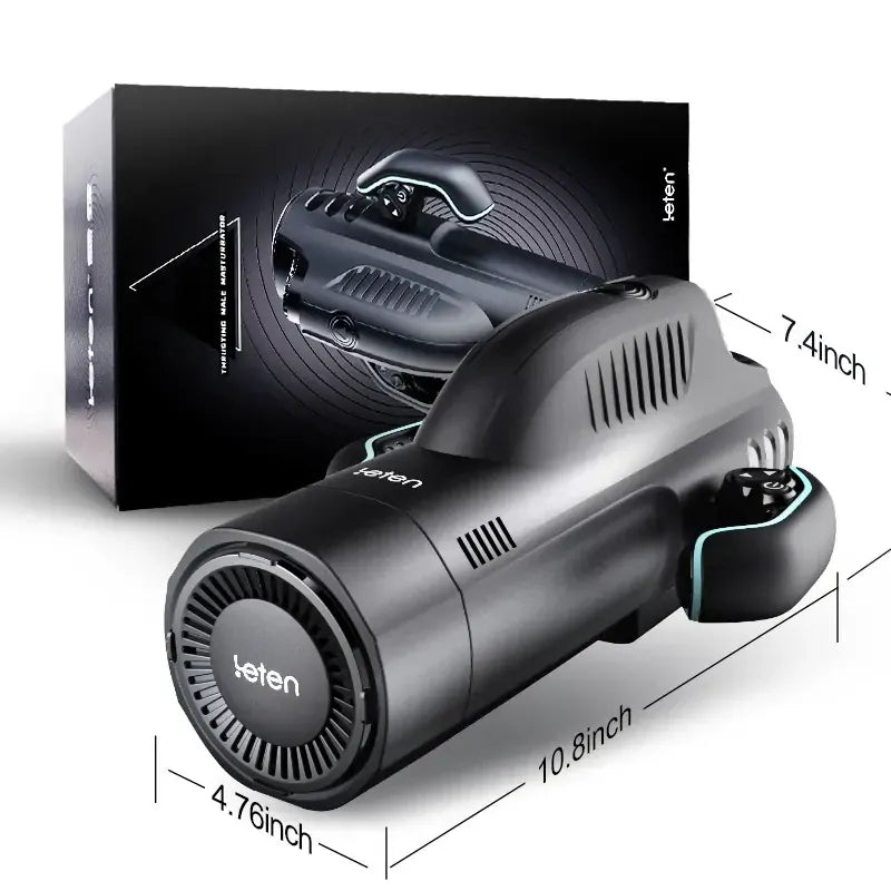 Leten Bermuda Storm: 2-in-1 Thrusting, Suction and Heated Stroker