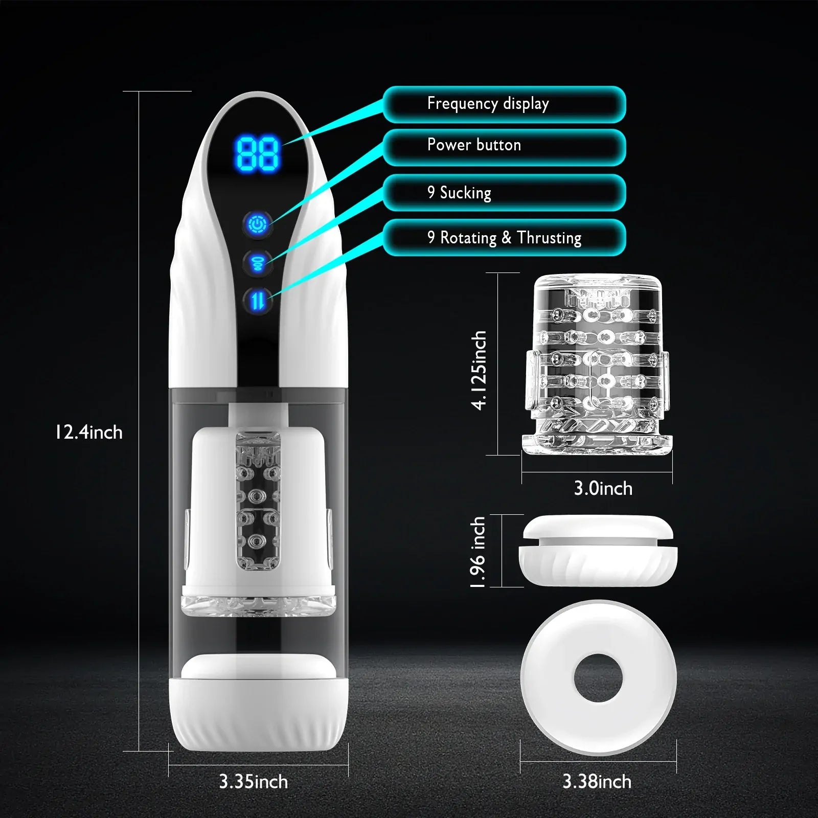 Rogue: Automatic Blowjob Stroker with Thrusting, Suction & Rotation