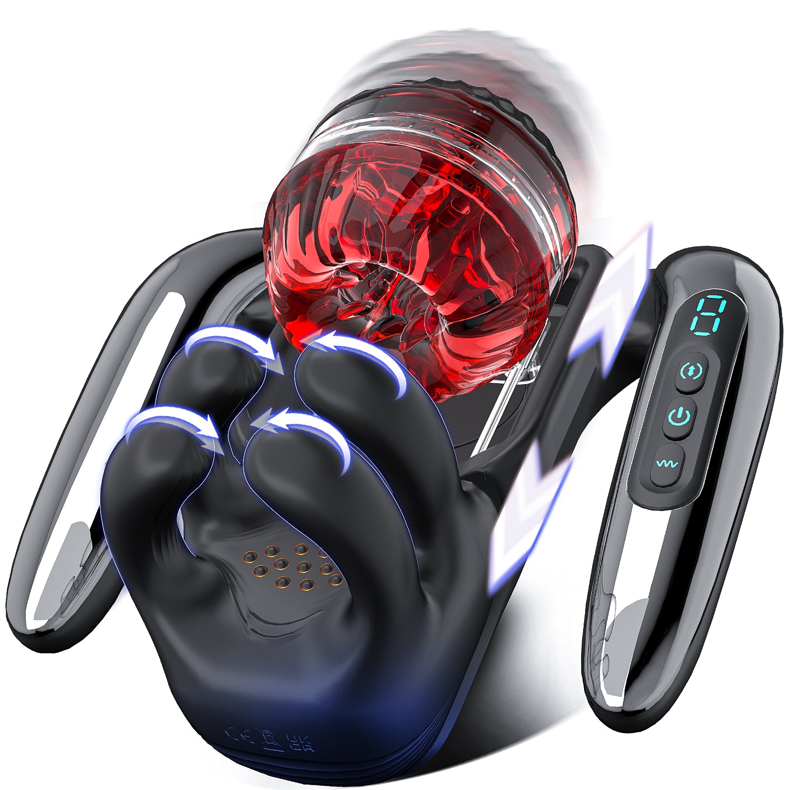 XG21 PLUS: 3-in-1 Automatic Masturbator & Endurance Trainer with 9 Telescoping & Vibration Modes