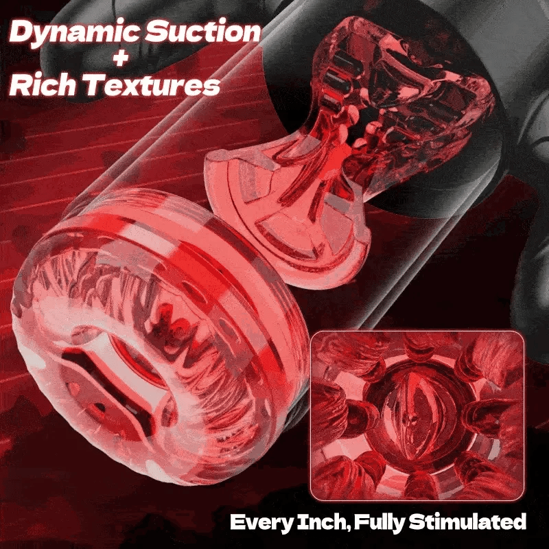 Fusion: Blowjob Masturbator with 9 Thrust, 9 Rotation & 9 Suction Modes