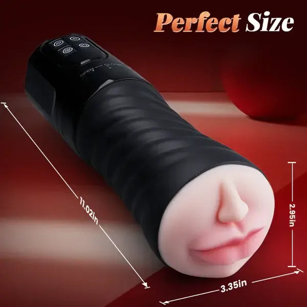 Spartan: Oral Suction Male Stroker with Remote Control