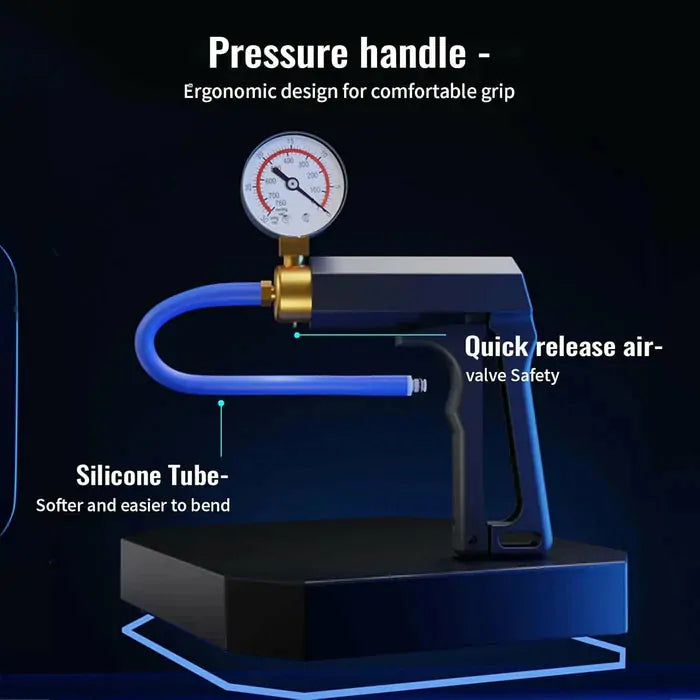 Manual Male Enhancement Pump: Metal Handle, Pressure Gauge & Quick Release Key Highlights