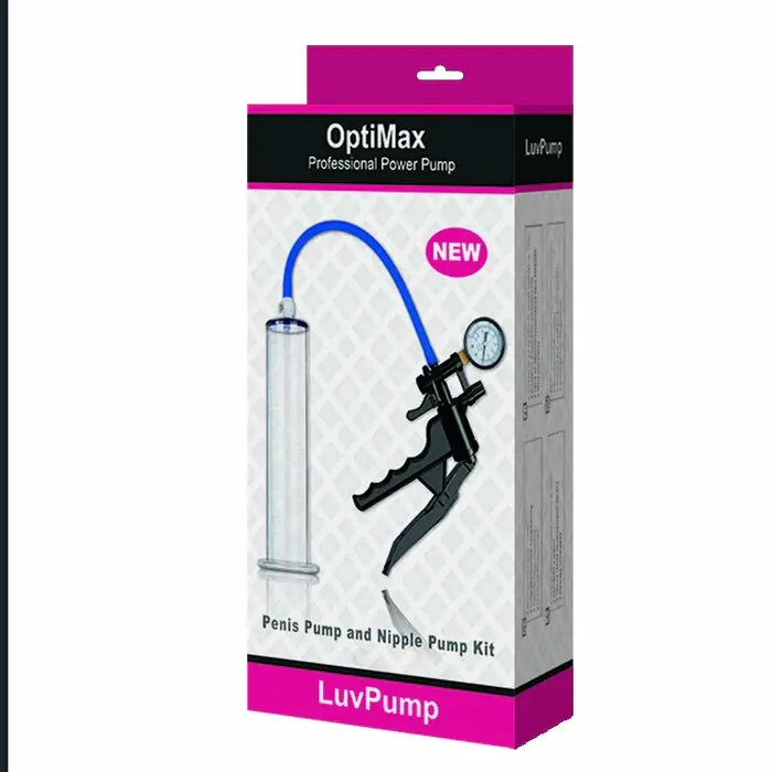 OptiMax: Manual Penis Pump with Ergonomic Grip, Locked Vacuum & Measurement Scale
