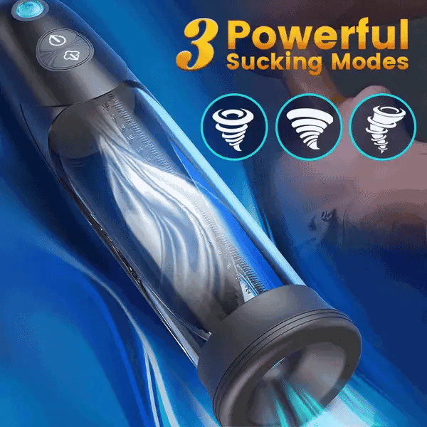 Bathfun: IPX7 Water Stroker with 3 Hydro-Suction Modes & Swirling Jets