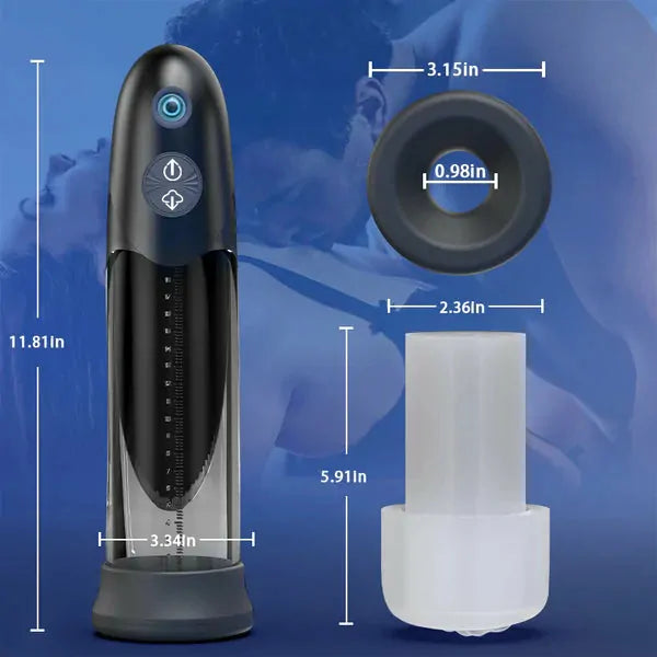 Bathfun: IPX7 Water Stroker with 3 Hydro-Suction Modes & Swirling Jets
